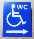 無障礙廁所導引